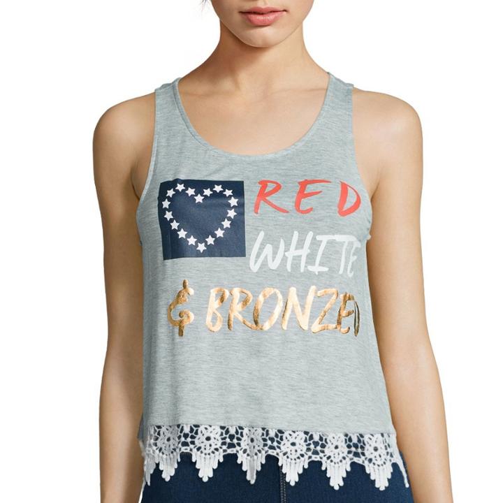 Miss Chevious Crochet Hem Tank Top