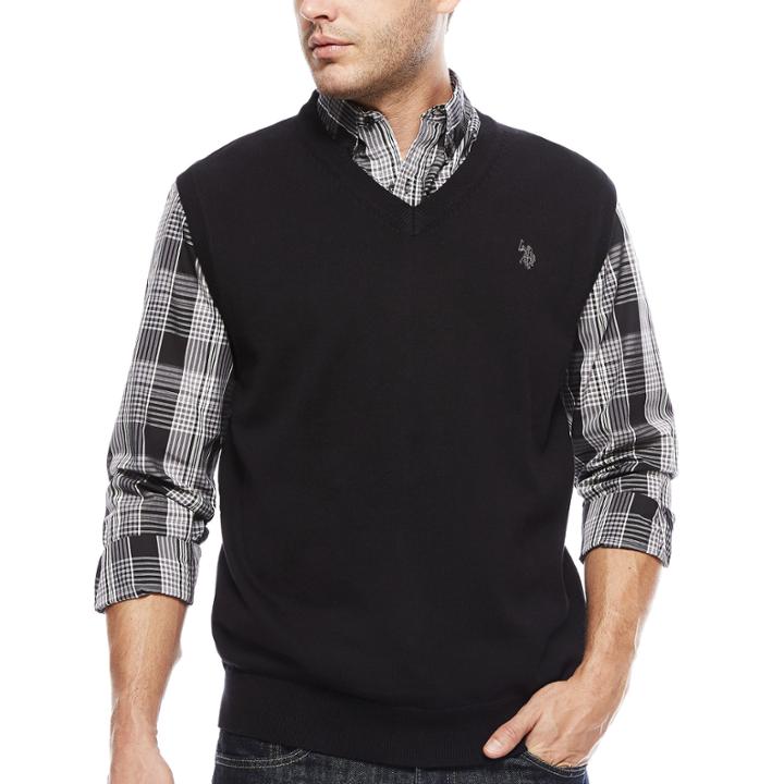 U.s. Polo Assn. Fine Gauge Sweater Vest