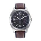 Esquire Esq Mens Brown Strap Watch-37esq011001a