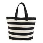 San Diego Hat Company Women's Wide Stripe Tote Bag