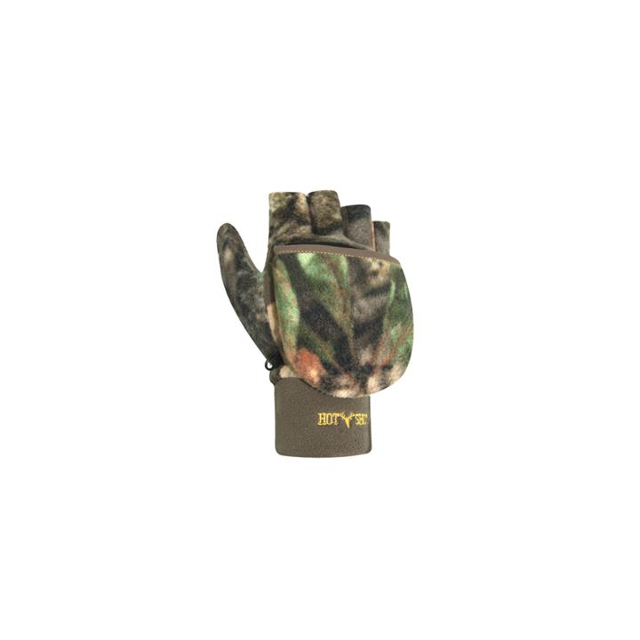 Hot Shot Camo Pop Top Mittens