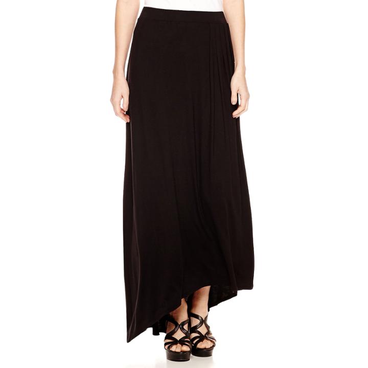 Worthington Side-draped Maxi Skirt - Petite