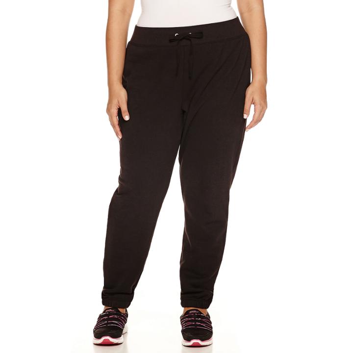 Made For Life Fleece Workout Pants Plus