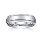 Mens 6mm Sterling Silver Wedding Band