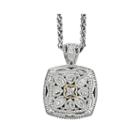 Shey Couture 1/10 Ct. T.w. Diamond Sterling Silver 14k Gold Necklace