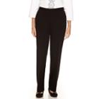 Alfred Dunner Woven Flat Front Pants-petites