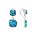 Liz Claiborne Blue Clip On Earrings