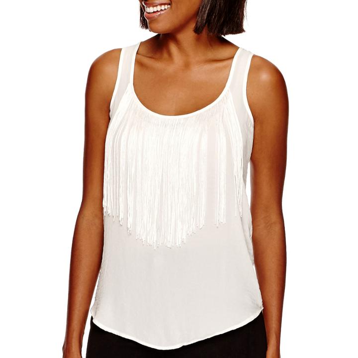 A.n.a Fringe Tank Top