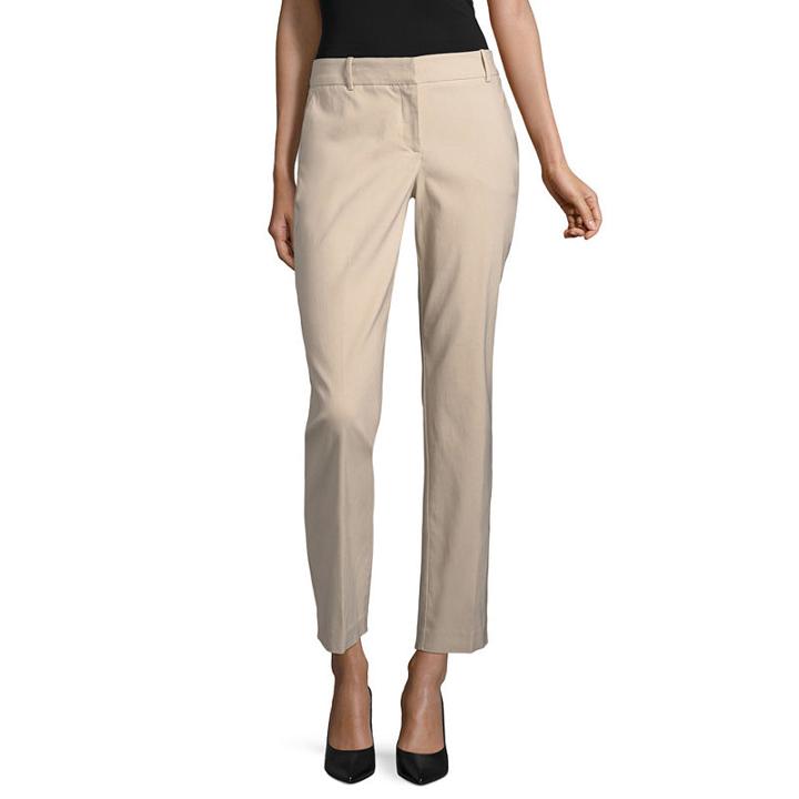 Worthington Modern Fit Ankle Pants-petite