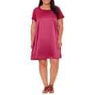 Spense Short Sleeve Sheath Dress - Plus