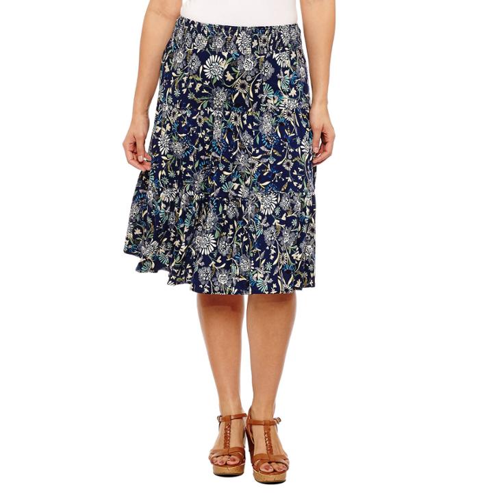 St. John's Bay Sjb Flip Flop Skirt Full Skirt