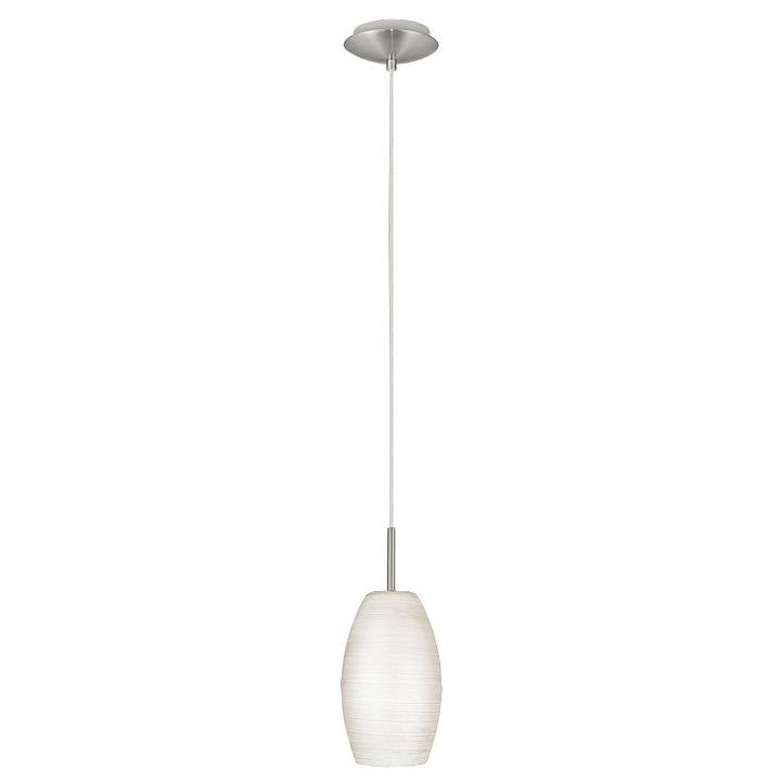 Eglo Batista 1-light 5 Inch Matte Nickel Mini Pendant Ceiling Light