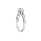 Hallmark Bridal Womens 3/4 Ct. T.w. Genuine Round White Diamond 10k Gold Engagement Ring
