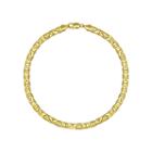 Made In Italy 10k Yellow Gold 22 Hollow Mariner Chain