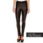 Nicole By Nicole Miller Faux-leather Leggings