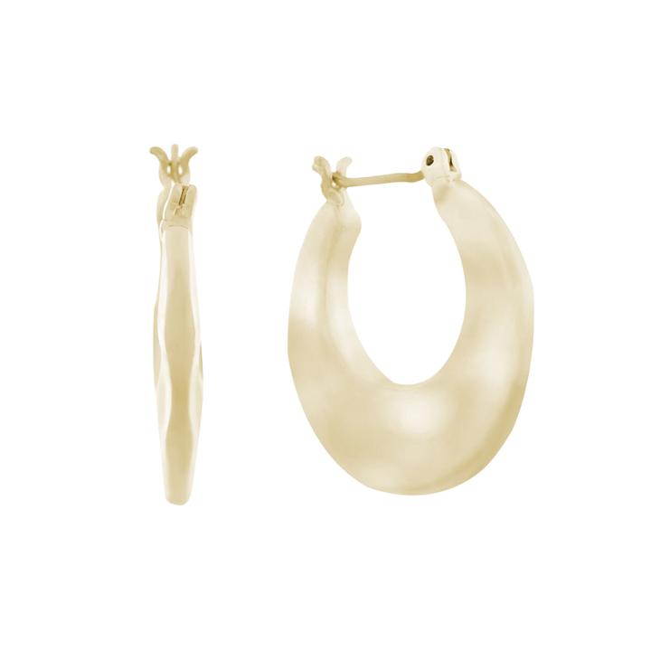 Gloria Vanderbilt Yellow Hoop Earrings