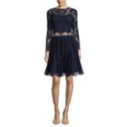 Love Reigns 2-pc. Long-sleeve Lace Top And Skirt Set - Juniors