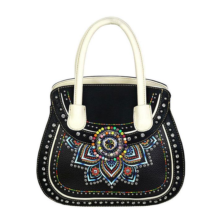 Montana West Cora Beaded Satchel