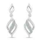 Diamond Accent White Diamond Drop Earrings