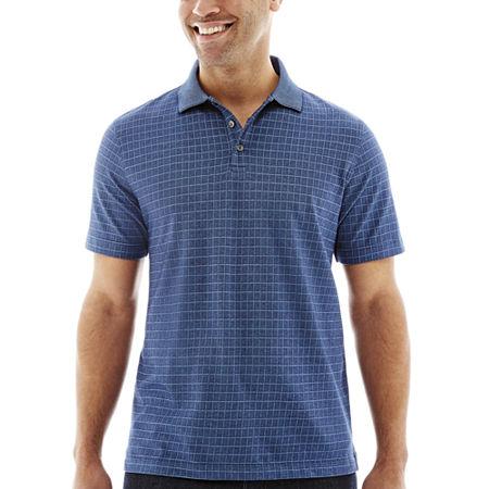 Van Heusen Short-sleeve Jacquard Polo