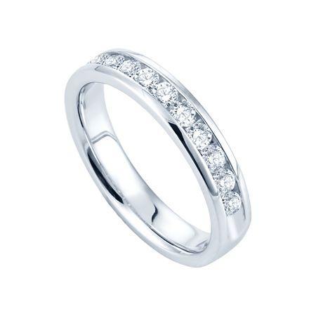 1/2 Ct. T.w. Channel-set Diamond Band