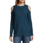 A.n.a Cold Shoulder Pullover Sweater