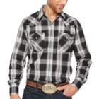 Ely Cattleman Long Sleeve Checked Snap-front Shirt