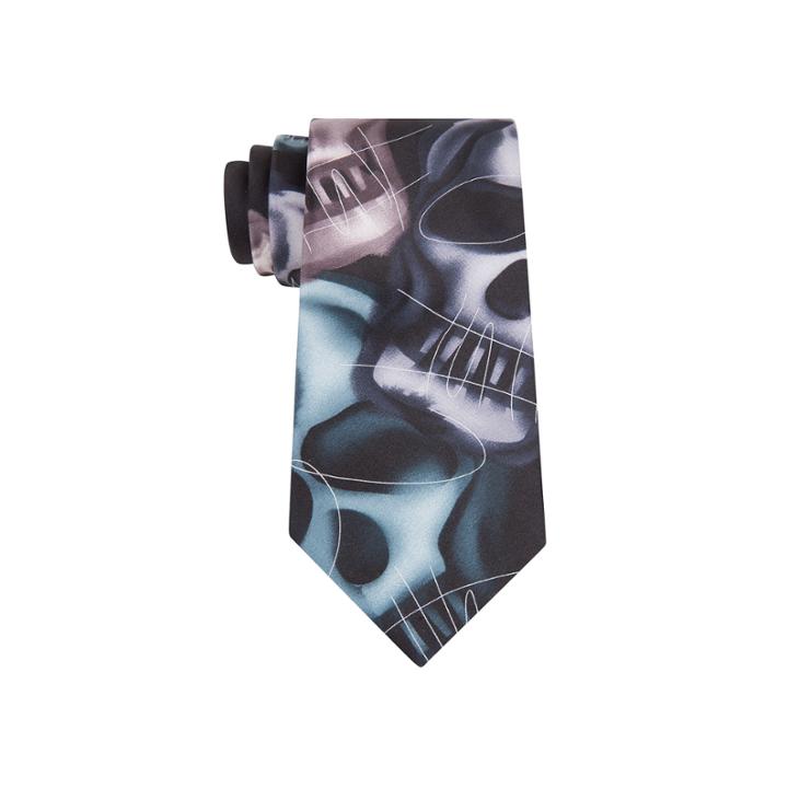Jerry Garcia Plague Entity Silk Tie - Extra Long