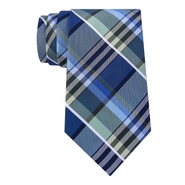 Stafford Lakeside Creek Plaid Tie