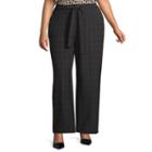 Worthington Tie Waist Wide Leg Trouser - Plus