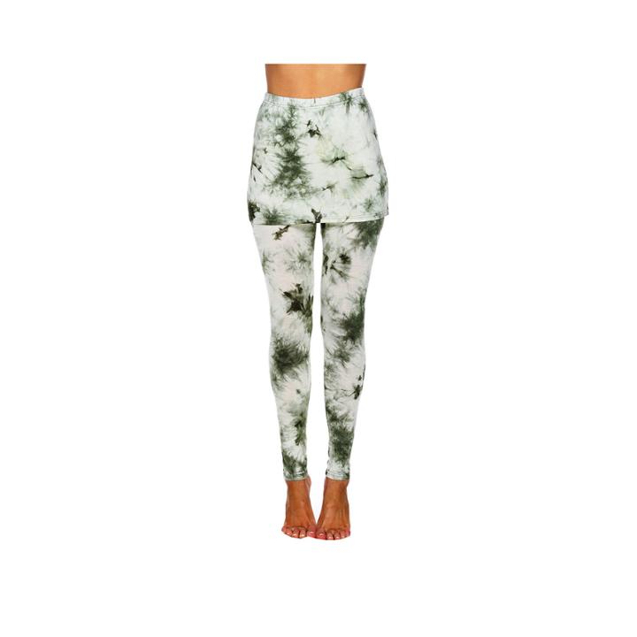 White Mark Tie Dye Leggings
