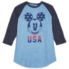 Novelty Season 3/4 Sleeve Mickey And Friends Graphic T-shirt