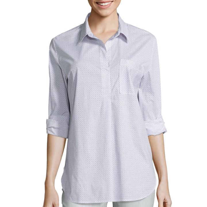 Liz Claiborne Long-sleeve Pullover Tunic