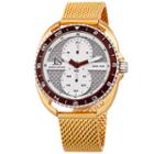 Joshua & Sons Mens Gold Tone Strap Watch-j-136yg