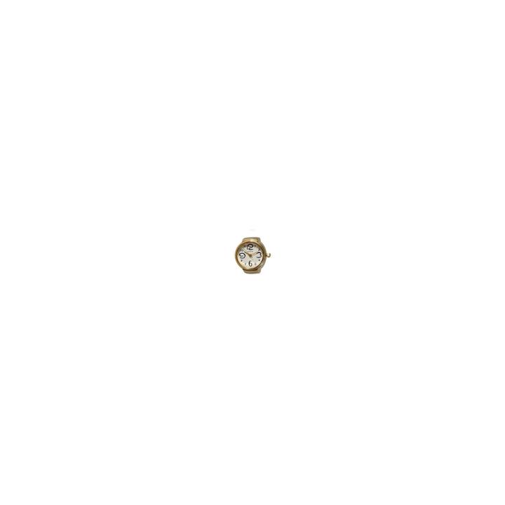 Olivia Pratt Ring Womens Gold Tone Strap Watch-15007gold