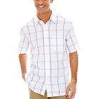Haggar Short-sleeve Microfiber Woven Shirt