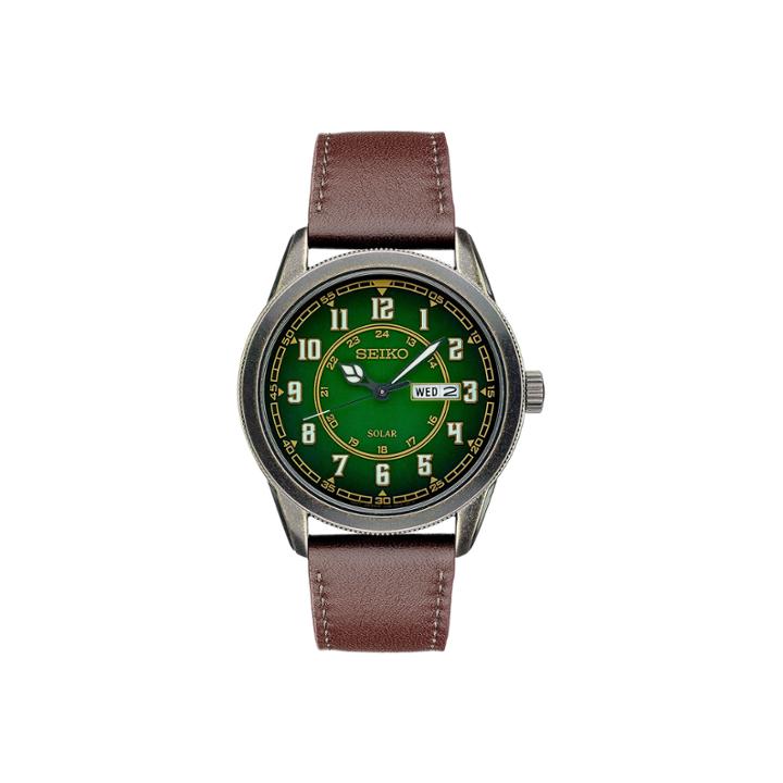 Seiko Recraft Mens Brown Strap Watch-sne448