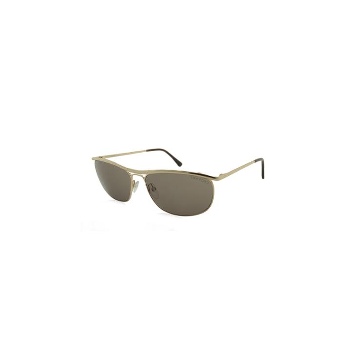 Tom Ford Sunglasses - Tate / Frame: Gold Lens: Brown