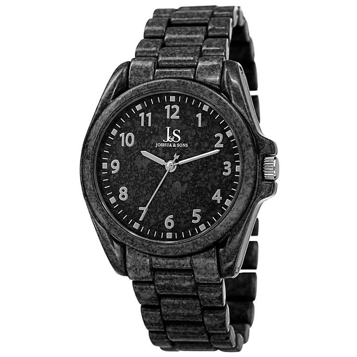 Joshua & Sons Mens Black Strap Watch-j-91bk