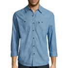 U.s. Polo Assn. Long-sleeve Slim-fit Chambray Shirt