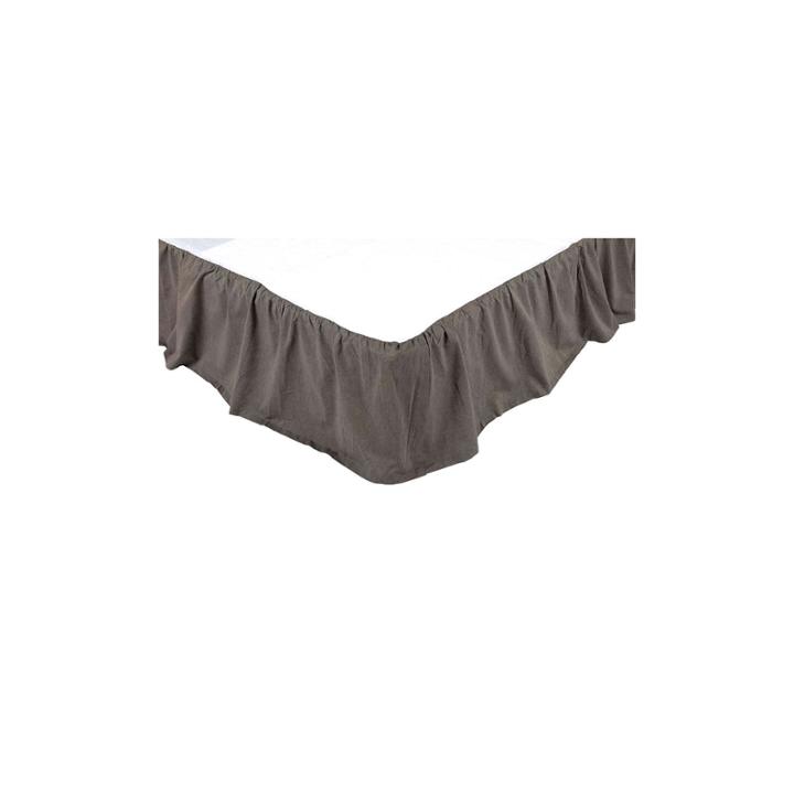 Vhc Brands Black Chambray Quilt & Accessories