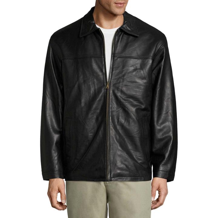 Vintage Leather Lambskn Bmbr Jkt Leather Car Coat