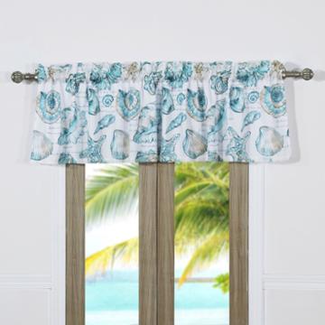 Barefoot Bungalow Cruz Tab-top Scallop Valance