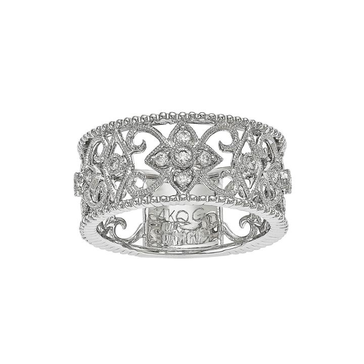 Diamond 14k White Gold Ring
