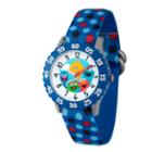Sesame Street Blue Polka Dot Friends Time Teacher Strap Watch W003179