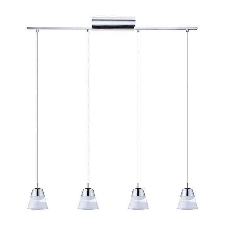 Eglo Pancento Led 5 Inch Chrome Multi Light Pendant Ceiling Light