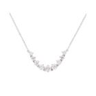 100 Facets By Diamonart Cubic Zirconia Graduated Necklace