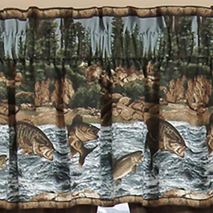 Blue Ridge Trading River Fishing Valance