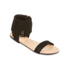 Gc Shoes Miss Fringe Flat Sandals
