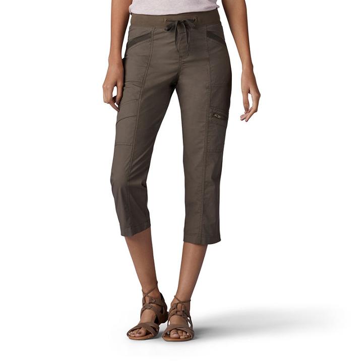 Lee Relaxed Pull On Capri Capris-petites